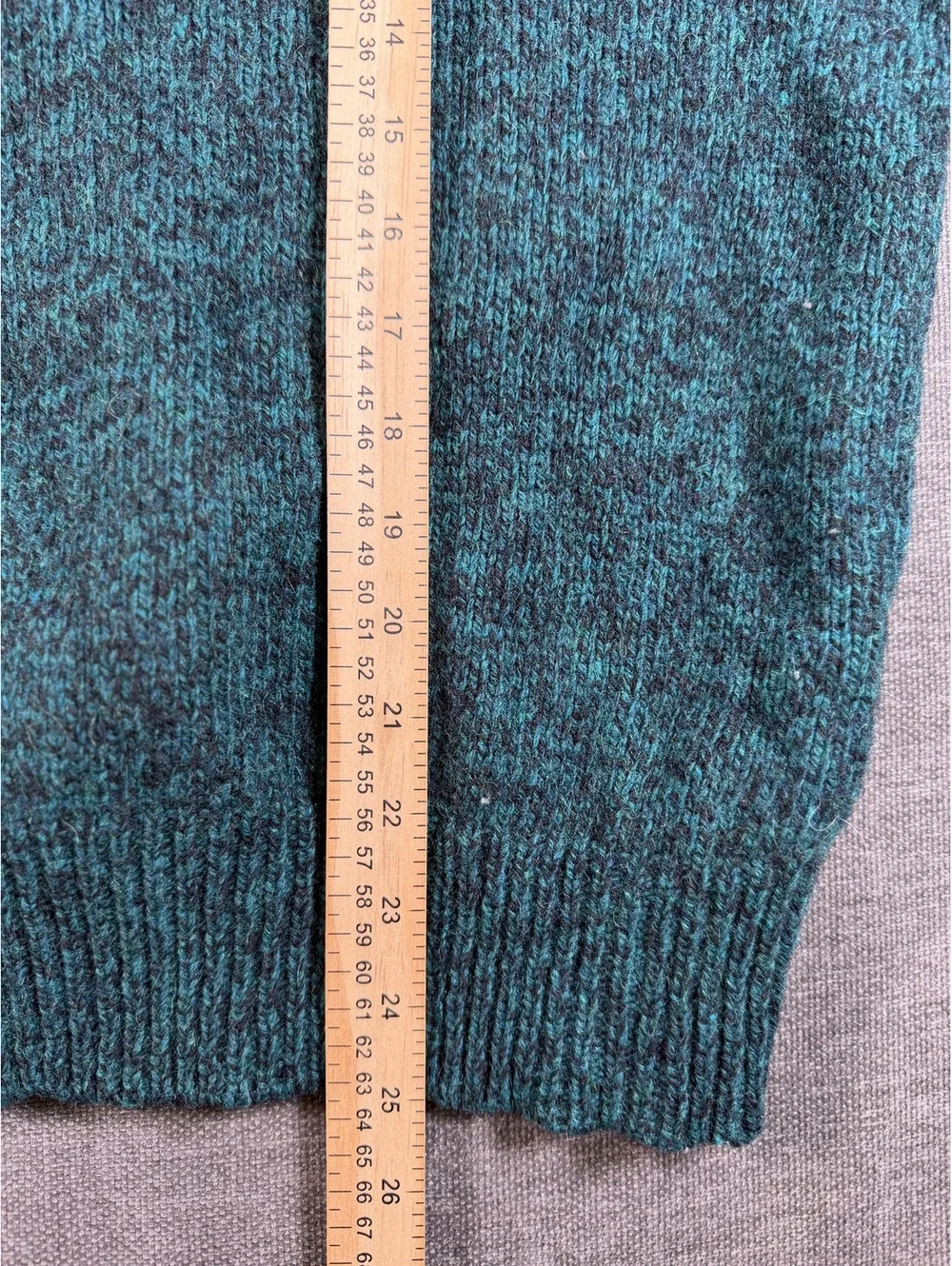 Eddie Bauer Vintage Shawl Collar Wool Sweater Size L